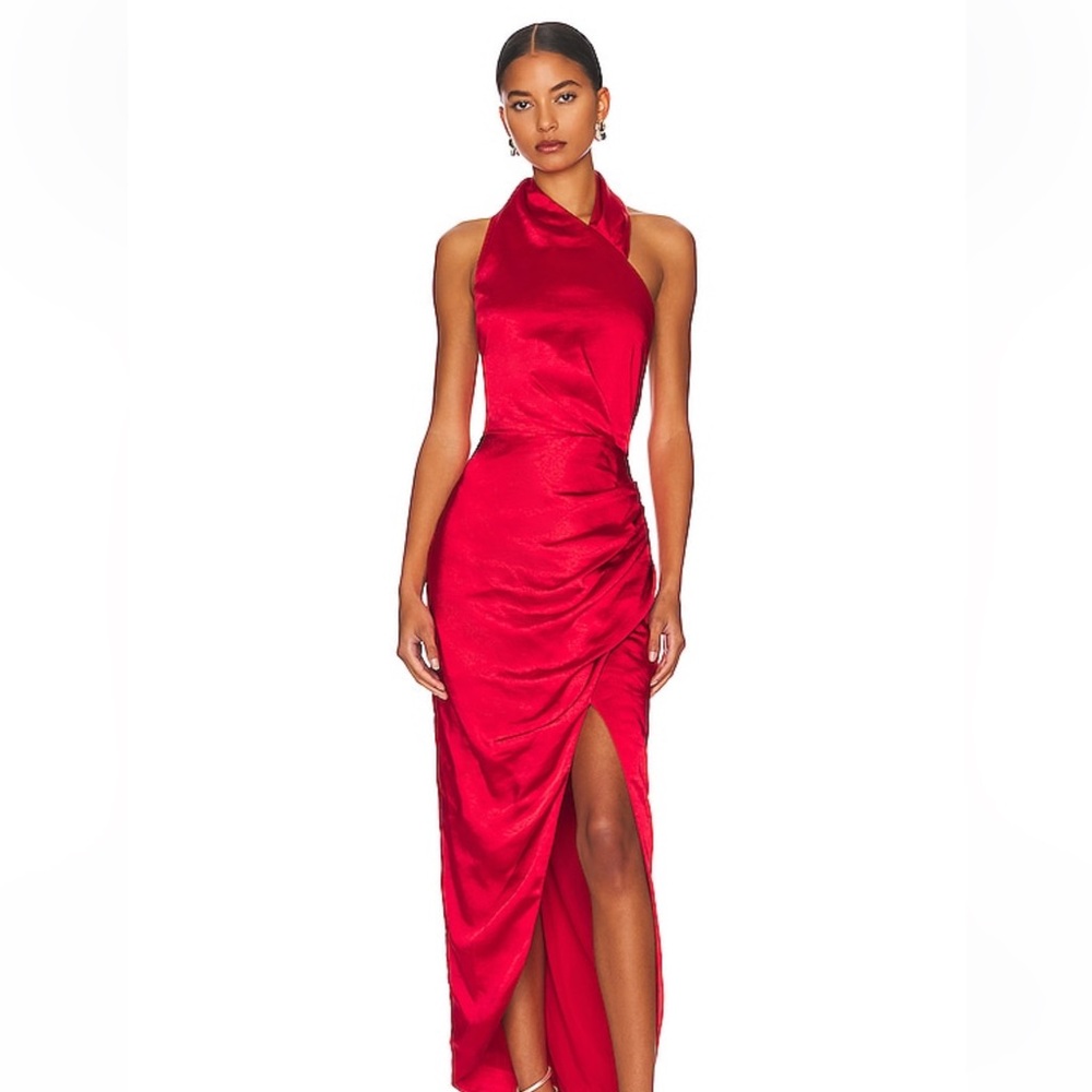 Elliatt Red Backless Dress